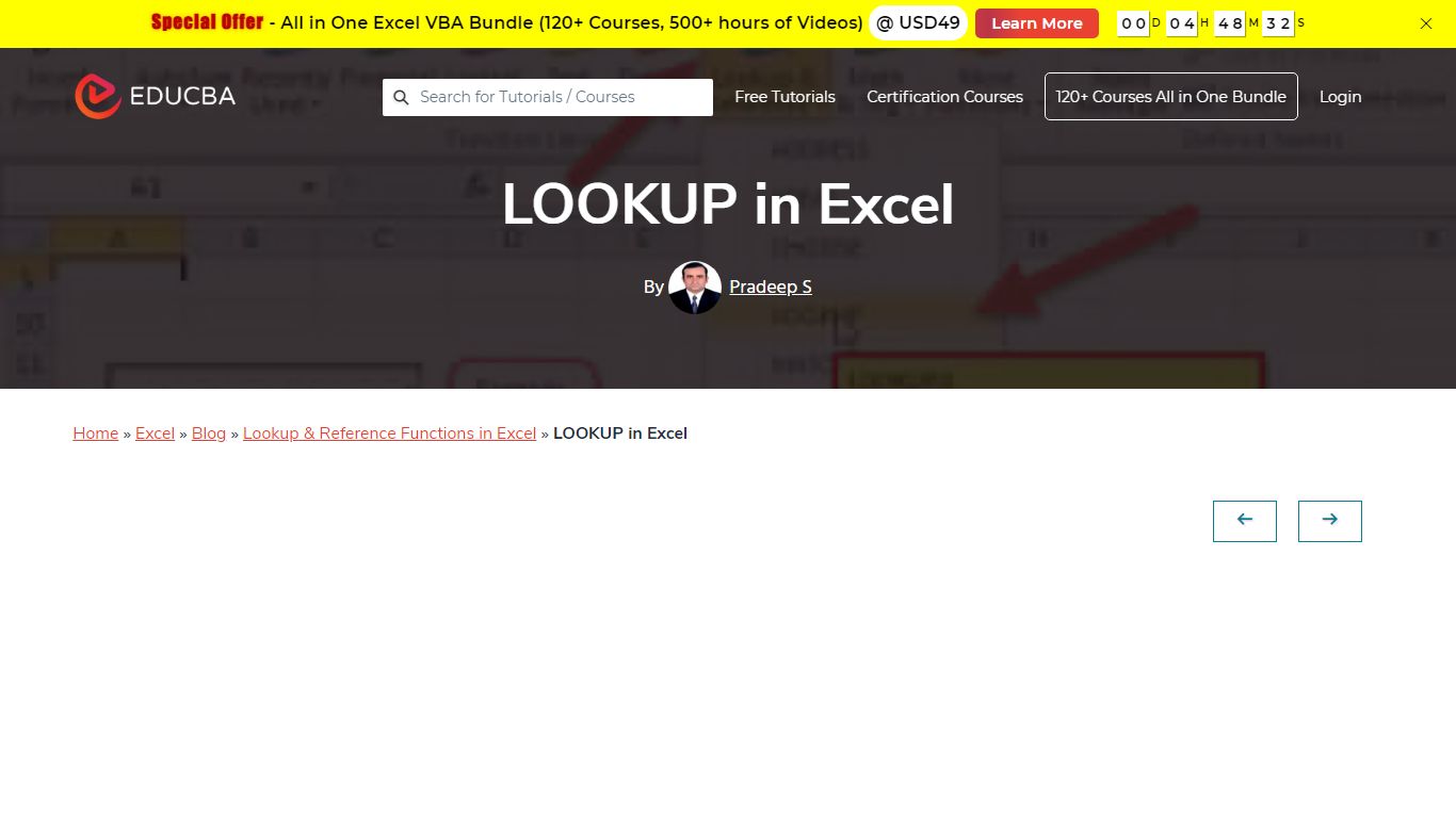 LOOKUP in Excel (Formula, Examples) | How To Use LOOKUP Function? - EDUCBA